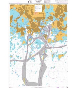British Admiralty Nautical Chart 2218 Helsinki