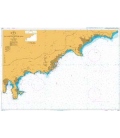 British Admiralty Nautical Chart 2245 Villefranche - sur - mer to Menton