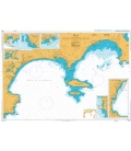 British Admiralty Nautical Chart 2247 Golfe de la Napoule and Golfe Juan including Iles de Lerins and the Approaches to Cannes