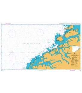 British Admiralty Nautical Chart 2306 Vigra to Froya