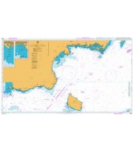 British Admiralty Nautical Chart 2360 Falsterbo to Oland