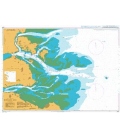 British Admiralty Nautical Chart 2411 Minjiang Kou