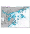 British Admiralty Nautical Chart 2427 Approaches to Salem Harbor