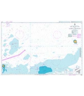 British Admiralty Nautical Chart 2443 Sir Abu Nu'ayr to Zirku (Jazirat Zarakkuh)