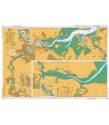 British Admiralty Nautical Chart 2482 River Medway and The Swale