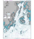 British Admiralty Nautical Chart 2486 Penobscot Bay and Approaches