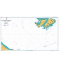 British Admiralty Nautical Chart 2519 South-Western Approaches to the Falkland Islands