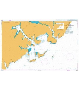 British Admiralty Nautical Chart 2527 Port Albemarle