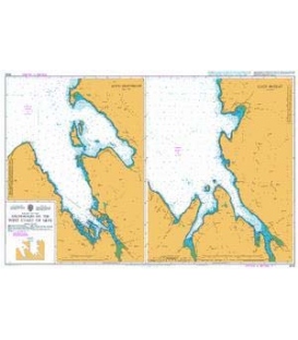 British Admiralty Nautical Chart 2533 Anchorages on the West Coast of Skye