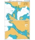 British Admiralty Nautical Chart 2544 Passages in West Falkland Island