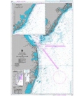 British Admiralty Nautical Chart 2563 Approaches to Delaware River