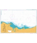 British Admiralty Nautical Chart 2573 Al Burullus to Al 'Arish