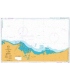 British Admiralty Nautical Chart 2573 Al Burullus to Al 'Arish