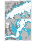 British Admiralty Nautical Chart 2580 Long Island Sound Sheffield Island to Execution Rocks
