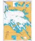 British Admiralty Nautical Chart 2583 Smalandsfarvandet - Western Part