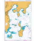 British Admiralty Nautical Chart 2590 Arhus Bugt