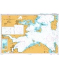 British Admiralty Nautical Chart 2591 Approaches to Horsens, Vejle And Fredericia