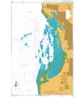 British Admiralty Nautical Chart 2599 Approaches to Jeddah (Mina` al Jiddah)