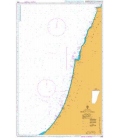 British Admiralty Nautical Chart 2634 Beyrouth (Beirut) to Gaza