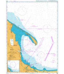 British Admiralty Nautical Chart 2688 Approaches to Gdynia and Gdansk