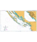 British Admiralty Nautical Chart 2711 Rogoznica to Zadar