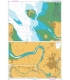 British Admiralty Nautical Chart 2747 Ile dAix to Tonnay - Charente