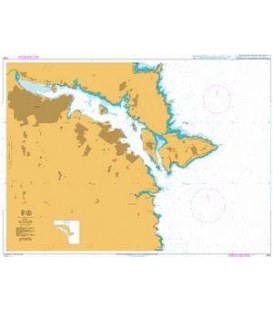 British Admiralty Nautical Chart 2762 Mahon