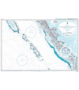 British Admiralty Nautical Chart 2780 Pulau Nyamuk to Bengkulu