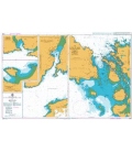 British Admiralty Nautical Chart 2792 Plans on the North-West Coast of Ireland