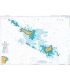 British Admiralty Nautical Chart 2835 Approaches to the Iles de Houat & de Hoedic