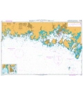 British Admiralty Nautical Chart 2857 Tarno to Utlangan