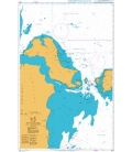 British Admiralty Nautical Chart 2873 Selat Gelasa and Approaches