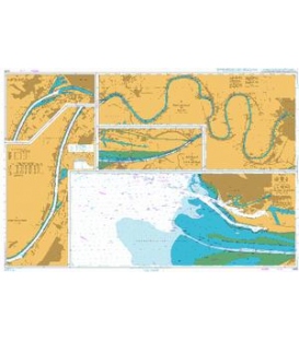 British Admiralty Nautical Chart 2879 La Seine