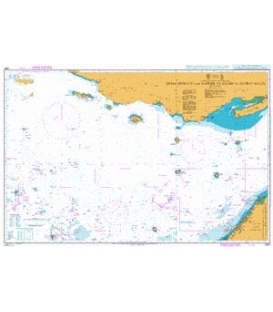 British Admiralty Nautical Chart 2887 Dubai (Dubayy) and Jazireh-ye Qeshm to Jazirat Halul