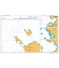 British Admiralty Nautical Chart 2917 Plans in North West Sumatera