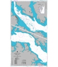British Admiralty Nautical Chart 2923 Potomac River Deep Point to Lower Cedar Point