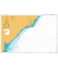 British Admiralty Nautical Chart 2934 Beira to Rio Zambeze