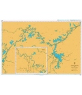 British Admiralty Nautical Chart 2947 Chang Jiang Sheet 2 Datong to Yichang and Changsha
