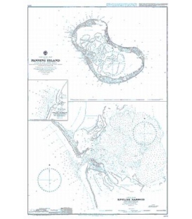 British Admiralty Nautical Chart 2971 Fanning Island