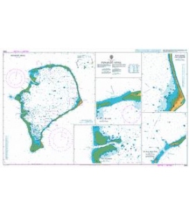 British Admiralty Nautical Chart 2983 Funafuti Atoll