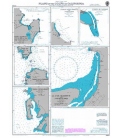 British Admiralty Nautical Chart 3061 Plans in the Golfo de California