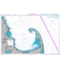 British Admiralty Nautical Chart 3096 Cape Cod Bay
