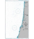British Admiralty Nautical Chart 3123 Cape Blanco to Yaquina River