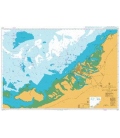 British Admiralty Nautical Chart 3177 Outer Approaches to Abu Dhabi (Abu Zaby)