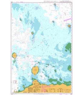 British Admiralty Nautical Chart 3179 Jazirat Das to Ar Ru'ays