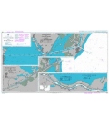 British Admiralty Nautical Chart 3184 Corpus Christi and Brownsville