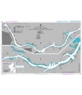 British Admiralty Nautical Chart 3188 Houston Ship Channel Carpenters Bayou to Houston Turning Basin