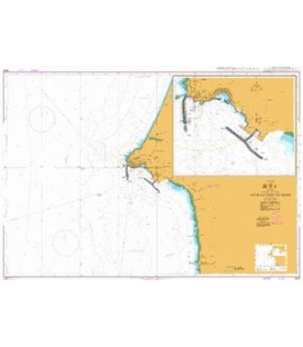 British Admiralty Nautical Chart 3224 Approaches to Sines