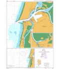 British Admiralty Nautical Chart 3227 Aveiro and Approaches