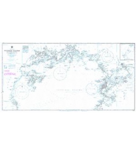 British Admiralty Nautical Chart 3252 Victoria Nyanza (Northern Portion)